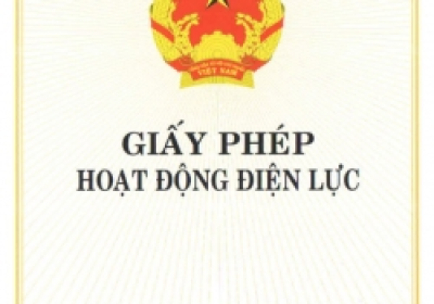 Giấy Phép Hoạt Động Điện Lực